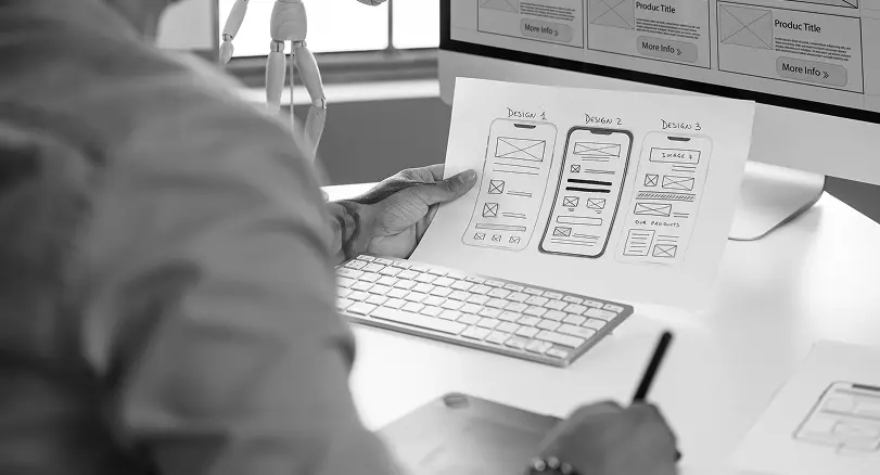 Team collaborating on technology solutions